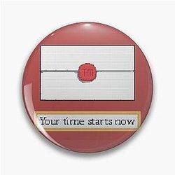 Taskmaster Retro Pixel Art Pin