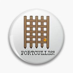 Portcullis Sue Perkins Taskmaster quote Pin