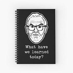 Taskmaster - What We Learned Today - Greg Davies Spiral Notebook