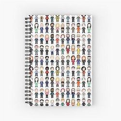 Cast Poster Taskmaster First Series Notebook