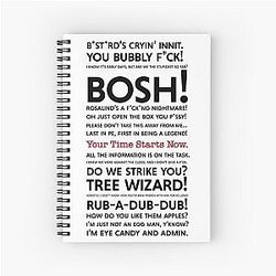 Taskmaster quotes notebook
