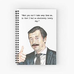 Mike Wozniak Taskmaster Spiral Notebook