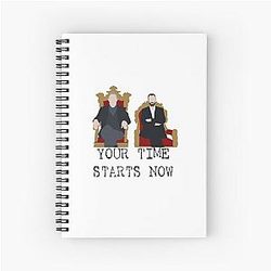 Your Time Starts Taskmaster Spiral Notebook