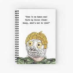 Bob Mortimer Taskmaster Come to me human man  Spiral Notebook
