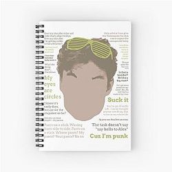James Acaster Taskmaster Quote Spiral Notebook