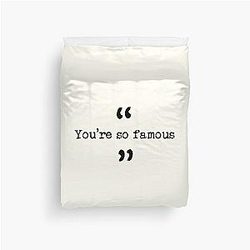 Taskmaster - You're So Famous Duvet Cover