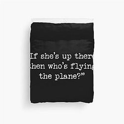 Taskmaster - If She's Up There Duvet Cover