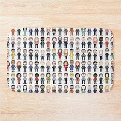 Cast Taskmaster First Series Bath Mat