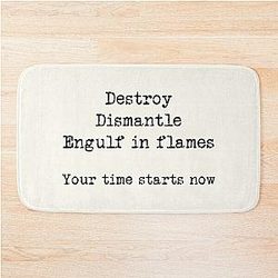 Taskmaster - Destroy Bath Mat