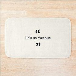 Taskmaster - He's Famous Bath Mat
