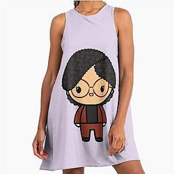 Taskmaster Cutie Rose A-Line Dress