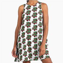 Taskmaster Christmas A-Line Dress