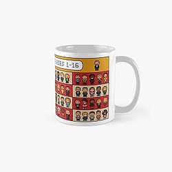 Taskmaster Pixel Art Complete Series 1-8 Classic Mug