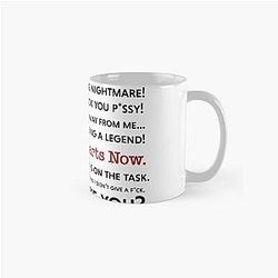 Taskmaster Quotes Mug
