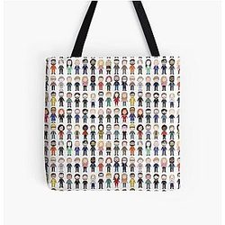 Cast Poster Taskmaster First Series Over Print Tote Bag