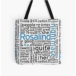 Rosalind is a Nightmare Taskmaster All Over Print Tote Bag