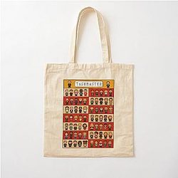 Pixel Art Taskmaster series 1-14 design on New Cotton Tote Bag