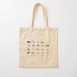 Taskmaster Businesses Volume 1 (22 logos) - Taskmaster Cotton Tote Bag