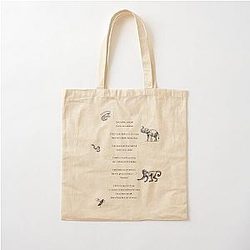 Facts About Animals - Mike Wozniak on Taskmaster UK Cotton Tote