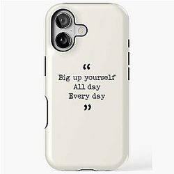Taskmaster quote, Big up yourself iPhone Tough Case