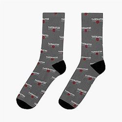 Taskmaster Font Wax Seal Socks