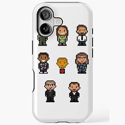 Pixel Art Taskmaster Series 14 Design iPhone Case