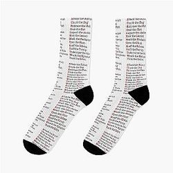 Taskmaster: Complete the Burning Tasks Socks