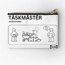 Instructions Taskmaster UK Zipper Pouch
