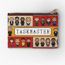 Pixel Art Taskmaster Display Essential Zipper Pouch