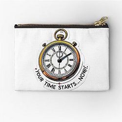 Your Time Starts Taskmaster Zipper Pouch