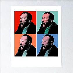 Little Alex Horne cake sitter Taskmaster Poster