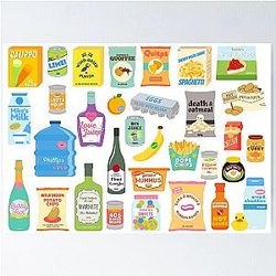Taskmaster Corner Store UK Poster