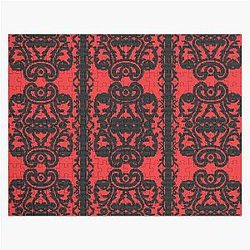 Red Black Taskmaster-Style Decoration Jigsaw Puzzle