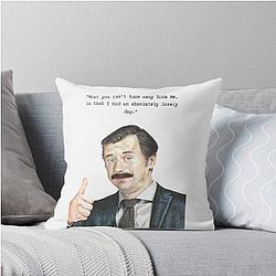 Mike Wozniak Taskmaster Throw Pillow