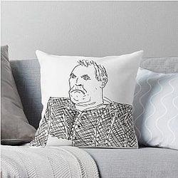 Greg Davies - Cursed Disapproval - Taskmaster Throw Pillow