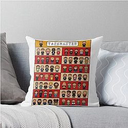 Pixel Art Taskmaster series 1-4 design New Throw Pillow