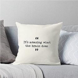 Taskmaster - Amazing what the brain does Throw Pillow becomes:
Taskmaster - What the brain does Throw Pillow