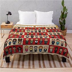 Series 1-18 Taskmaster Pixel Art Throw Blanket