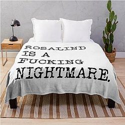 Oh Rosalind Taskmaster Quote Throw Blanket