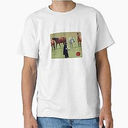 Nick Mohammed Taskmaster series 17 Dracula with his horse friends Classic T-Shirt