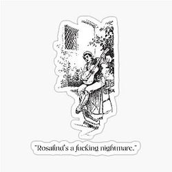 Rosalind Vintage Taskmaster Sticker