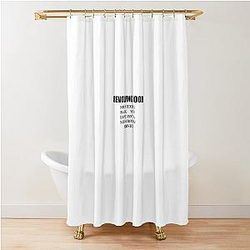 Revolving door - Tate McRae Quote - Emotional Lyrics Shower Curtain