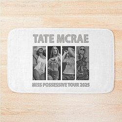 Tate McRae Tour Fan Art Bathtub Mat