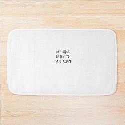 Hot girls listen to Tate McRae Quotes Emotional Relatable Lyrics Bath Mat