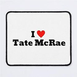 I Love Tate McRae Mouse Pad