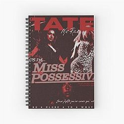 Red Tate Mcrae Spiral Notebook