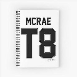 Tate Mcrae Spiral Notebook