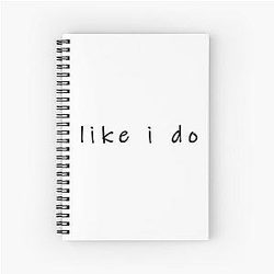 Like I Do - Tate McRae Spiral Notebook