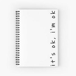 It's ok - Tate McRae Spiral Notebook