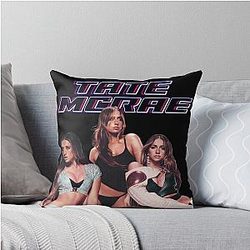 Tate McRae Think Later Tour Throw Pillow